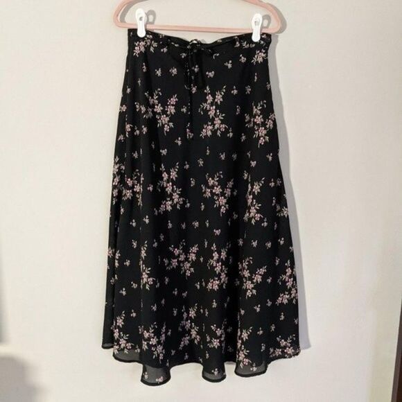 Courageous | Vintage Floral Print Cottagecore Maxi Skirt * - Picture 1 of 4